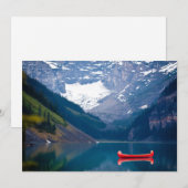 Water Lake Louise Canadian Rocky Mountains Bedankkaart (Voorkant / Achterkant)