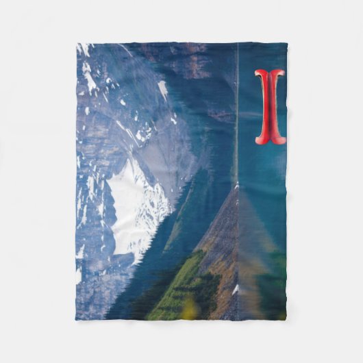 Water Lake Louise Canadian Rocky Mountains Fleece Deken (Voorkant)