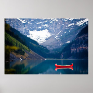 Water Lake Louise Canadian Rocky Mountains Poster