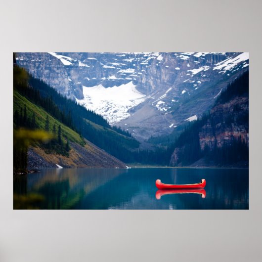 Water Lake Louise Canadian Rocky Mountains Poster (Voorkant)