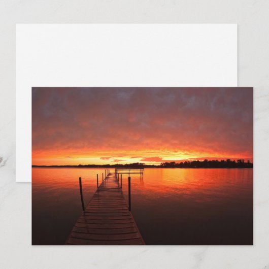 Water | Lake Minnetonka, Minnesota Bedankkaart (Voorkant / Achterkant)