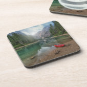 Water Lake South Tirol, Italië Bier Onderzetter (Linkerzijde)