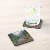 Water Lake South Tirol, Italië Bier Onderzetter (Rechterzijde)