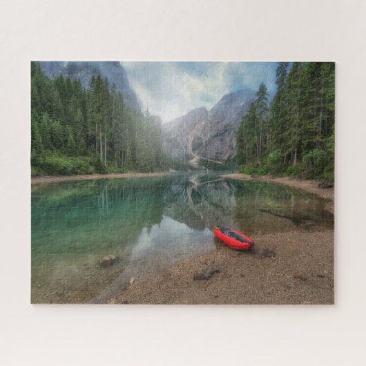 Water Lake South Tirol, Italië Legpuzzel (Horizontaal)