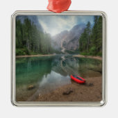 Water Lake South Tirol, Italië Metalen Ornament (Voorkant)