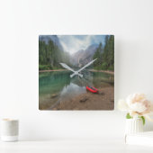 Water Lake South Tirol, Italië Vierkante Klok (Huis)