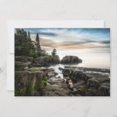 Water Lake Superior Grand Marais, Minnesota Bedankkaart (Voorkant)