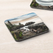 Water Lake Superior Grand Marais, Minnesota Bier Onderzetter (Linkerzijde)