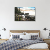Water Lake Superior Grand Marais, Minnesota Canvas Afdruk (Insitu (Slaapkamer))