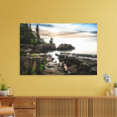 Water Lake Superior Grand Marais, Minnesota Canvas Afdruk (Insitu (Woonkamer))