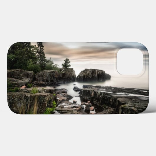 Water Lake Superior Grand Marais, Minnesota Case-Mate iPhone Case (Achterkant (horizontaal))