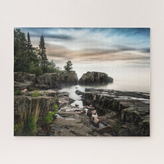 Water Lake Superior Grand Marais, Minnesota Legpuzzel (Horizontaal)