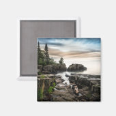 Water Lake Superior Grand Marais, Minnesota Magneet (Voorkant / Achterkant)