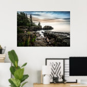 Water Lake Superior Grand Marais, Minnesota Poster (Thuiskantoor)