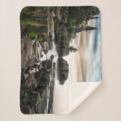 Water Lake Superior Grand Marais, Minnesota Sherpa Deken (Voorkant)