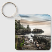 Water Lake Superior Grand Marais, Minnesota Sleutelhanger (Voorkant)