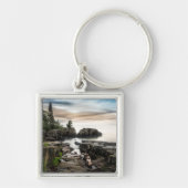 Water Lake Superior Grand Marais, Minnesota Sleutelhanger (Voorkant)