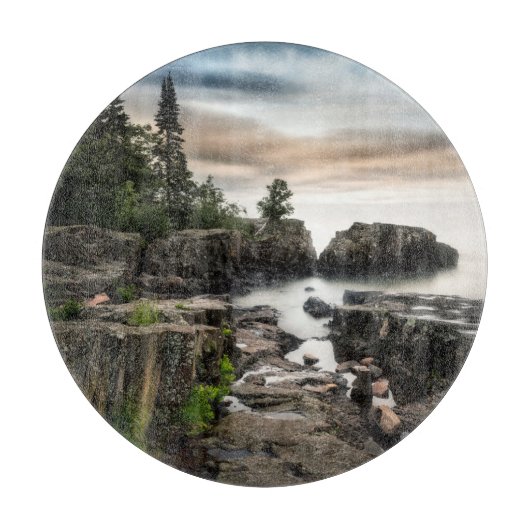 Water Lake Superior Grand Marais, Minnesota Snijplank (Voorkant)