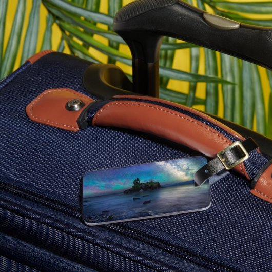 Water Lake Superior Minnesota Bagagelabel (Voorkant Insitu 3)