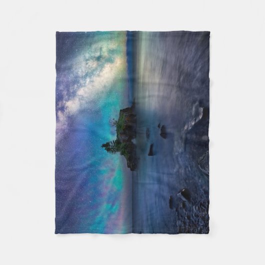 Water Lake Superior Minnesota Fleece Deken (Voorkant)