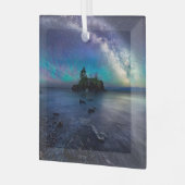 Water Lake Superior Minnesota Glas Ornament (Voorkant links)