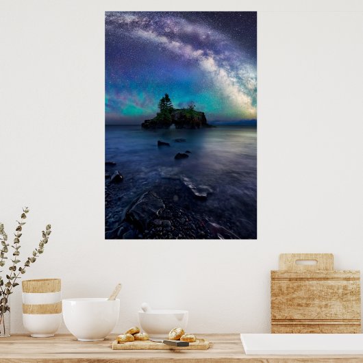 Water Lake Superior Minnesota Poster (Keuken)