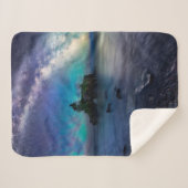 Water Lake Superior Minnesota Sherpa Deken (Voorkant (horizontaal))