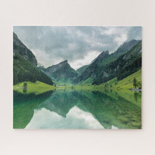 Water | Lake Swiss Alps Legpuzzel (Horizontaal)