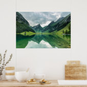 Water | Lake Swiss Alps Poster (Keuken)