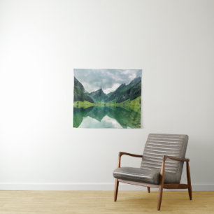Water   Lake Swiss Alps Wandkleed