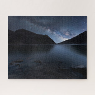 Water Lakeshore at Night Legpuzzel
