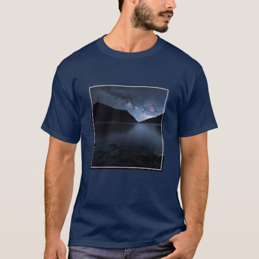 Water | Lakeshore at Night T-shirt (Voorkant)