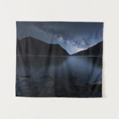 Water | Lakeshore at Night Wandkleed (Voorkant (horizontaal))