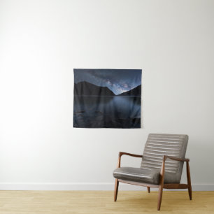 Water   Lakeshore at Night Wandkleed