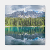 Water Latemar Mountain Range Magneet (Voorkant)