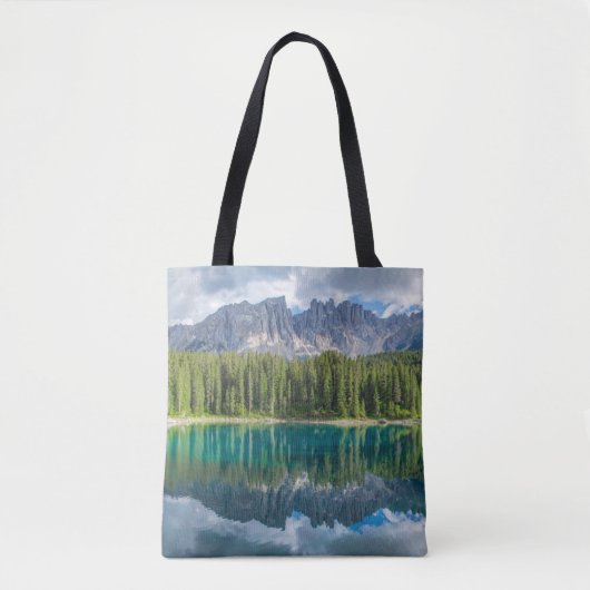 Water Latemar Mountain Range Tote Bag (Voorkant)