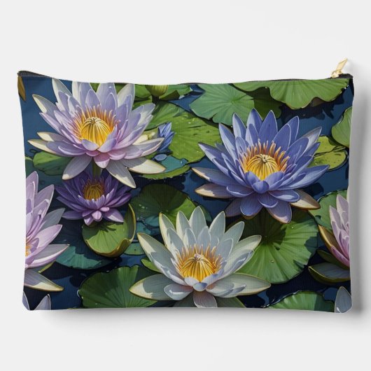 Water Lelie levendige bloem Etui (Achterkant)