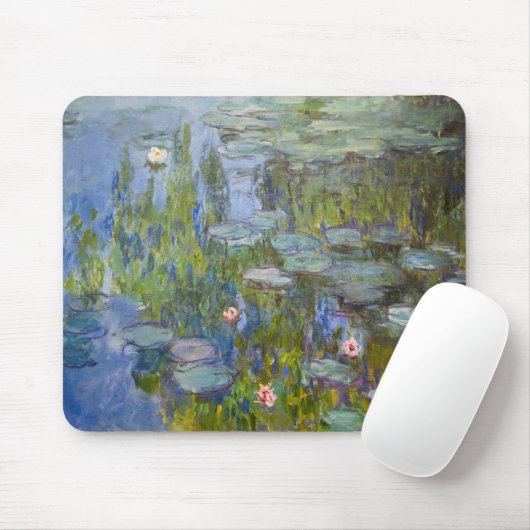 Water Lelies beroemd gemaakt door Claude Monet Cla Muismat (Met muis)