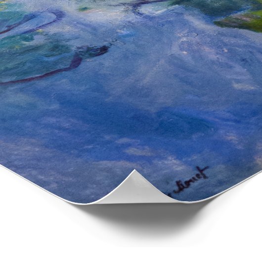 Water Lelies beroemd gemaakt door Claude Monet Cla Poster (Hoek)