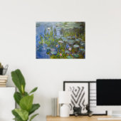 Water Lelies beroemd gemaakt door Claude Monet Cla Poster (Thuiskantoor)