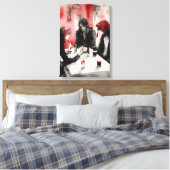 Water Lelies Canvas Muurkunst Afdruk (Insitu (Slaapkamer))