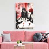 Water Lelies Canvas Muurkunst Afdruk (Insitu (Woonkamer))