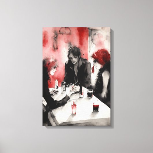 Water Lelies Canvas Muurkunst Afdruk (Voorkant)