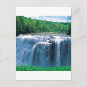 Water Letchworth State Park New York Briefkaart