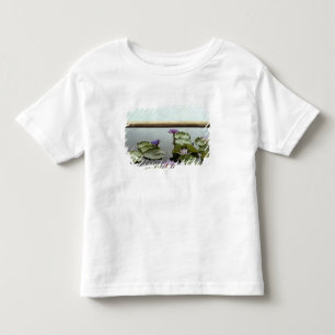 Water ligt in een vijver op zee kinder shirts