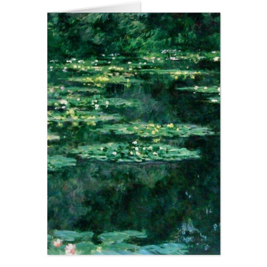 WATER LIGT IN GROENBOEK VAN Claude Monet (Voorkant)