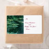 WATER LIGT IN GROENBOEK VAN Claude Monet Etiket (Insitu)