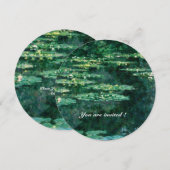 WATER LIGT IN GROENBOEK VAN Claude Monet Kaart (Voorkant / Achterkant)