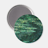 WATER LIGT IN GROENBOEK VAN Claude Monet Magneet (Voorkant / Achterkant)