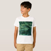 WATER LIGT IN GROENBOEK VAN Claude Monet T-shirt (Voorkant volledig)
